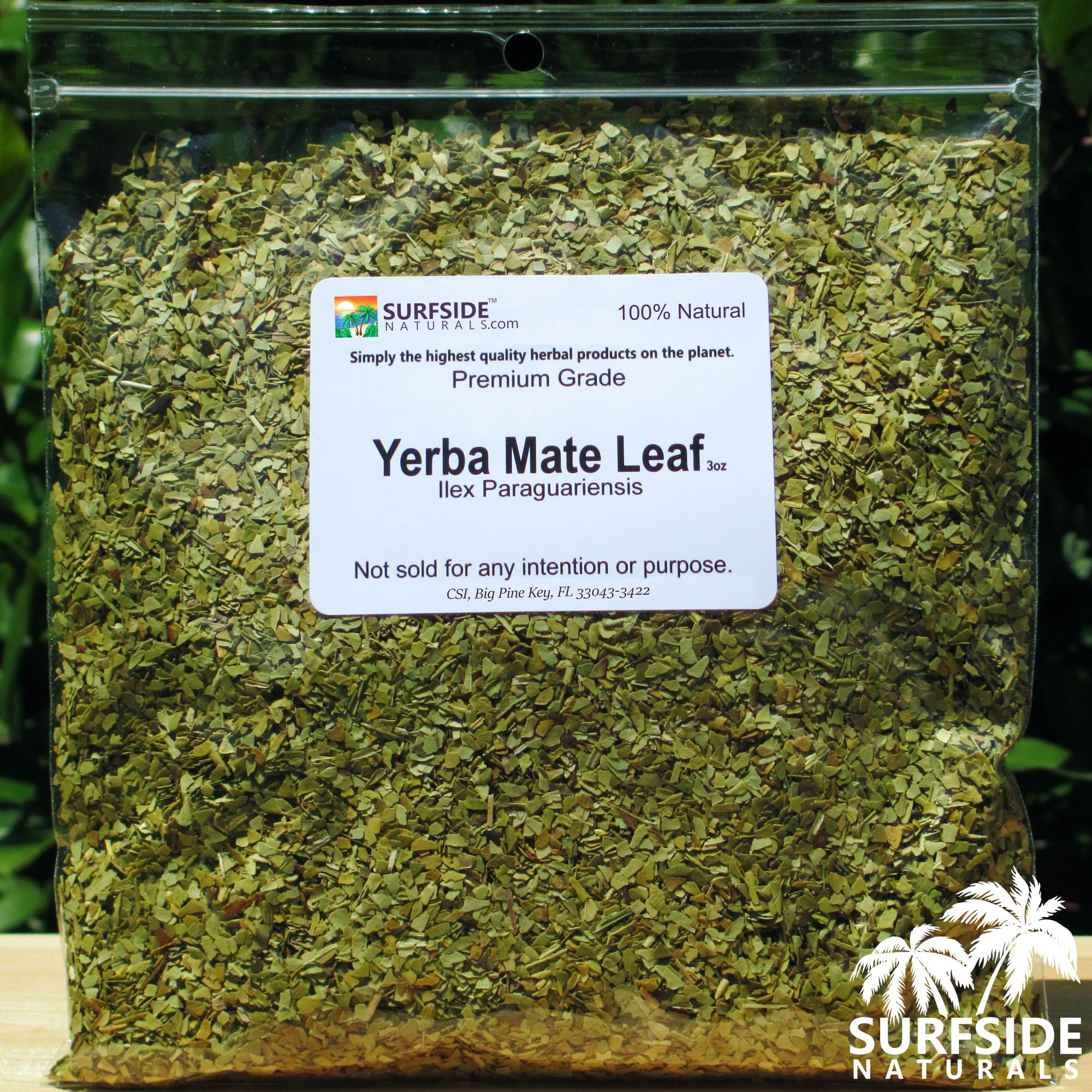 Yerba Mate | Pure Leaf | Ilex Paraguariensis | Certified Organic ...